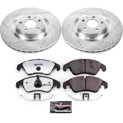 PowerStop Power Stop 10-11 Audi S4 Front Z26 Street Warrior Brake Kit K6154-26