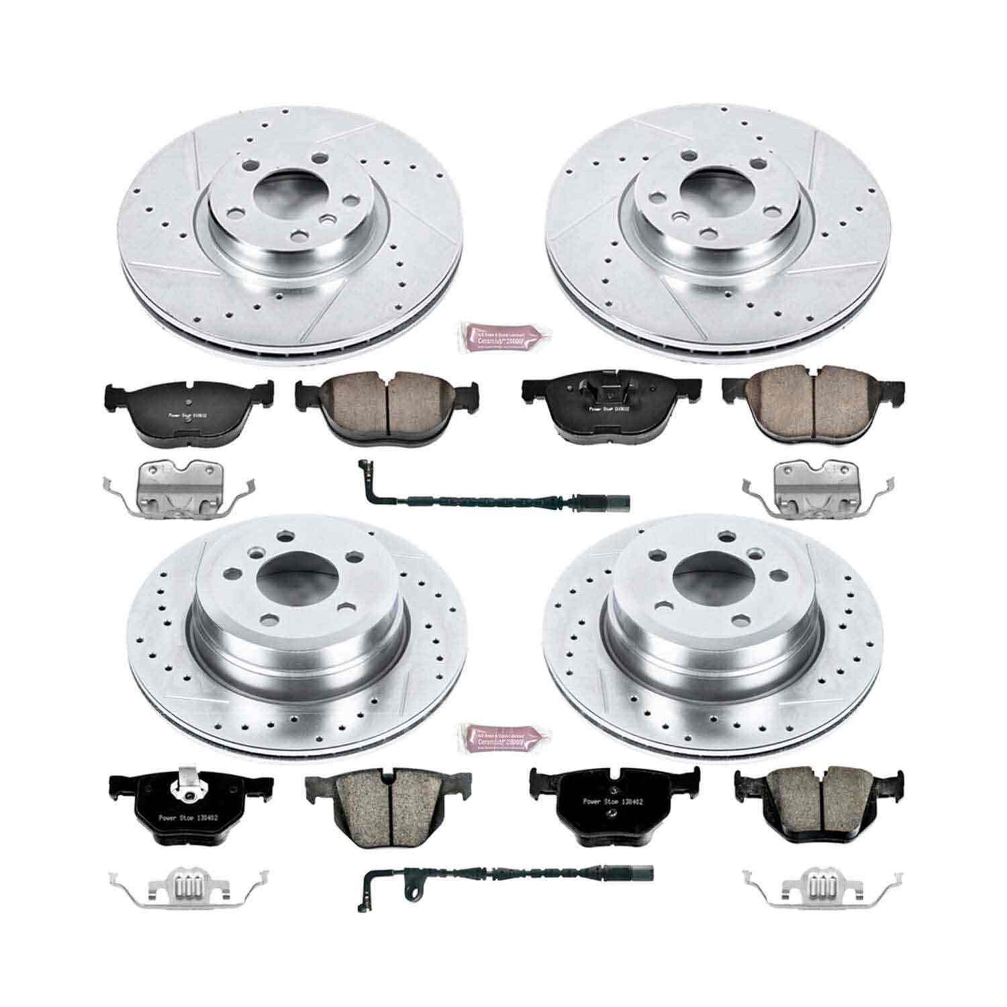 PowerStop Power Stop 2009 BMW X5 Front & Rear Z23 Evolution Sport Brake Kit K6162