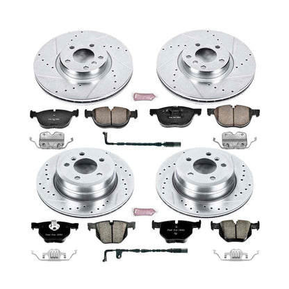 PowerStop Power Stop 2009 BMW X5 Front & Rear Z23 Evolution Sport Brake Kit K6162