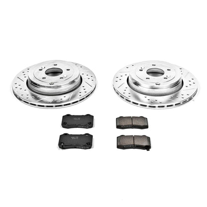 PowerStop Power Stop 10-16 Hyundai Genesis Coupe Rear Z23 Evolution Sport Brake Kit K6165