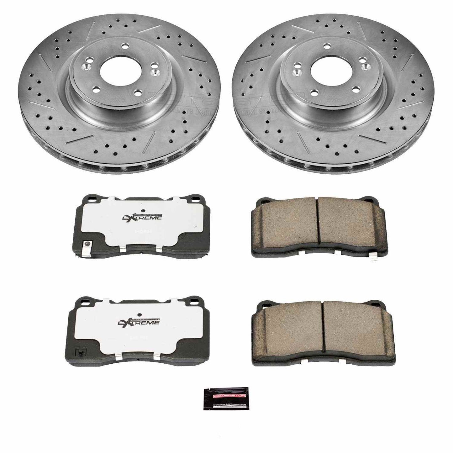 PowerStop Power Stop 10-16 Hyundai Genesis Coupe Front Z26 Street Warrior Brake Kit K6166-26
