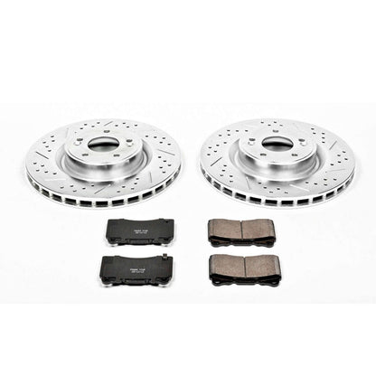 PowerStop Power Stop 10-16 Hyundai Genesis Coupe Front Z23 Evolution Sport Brake Kit K6166