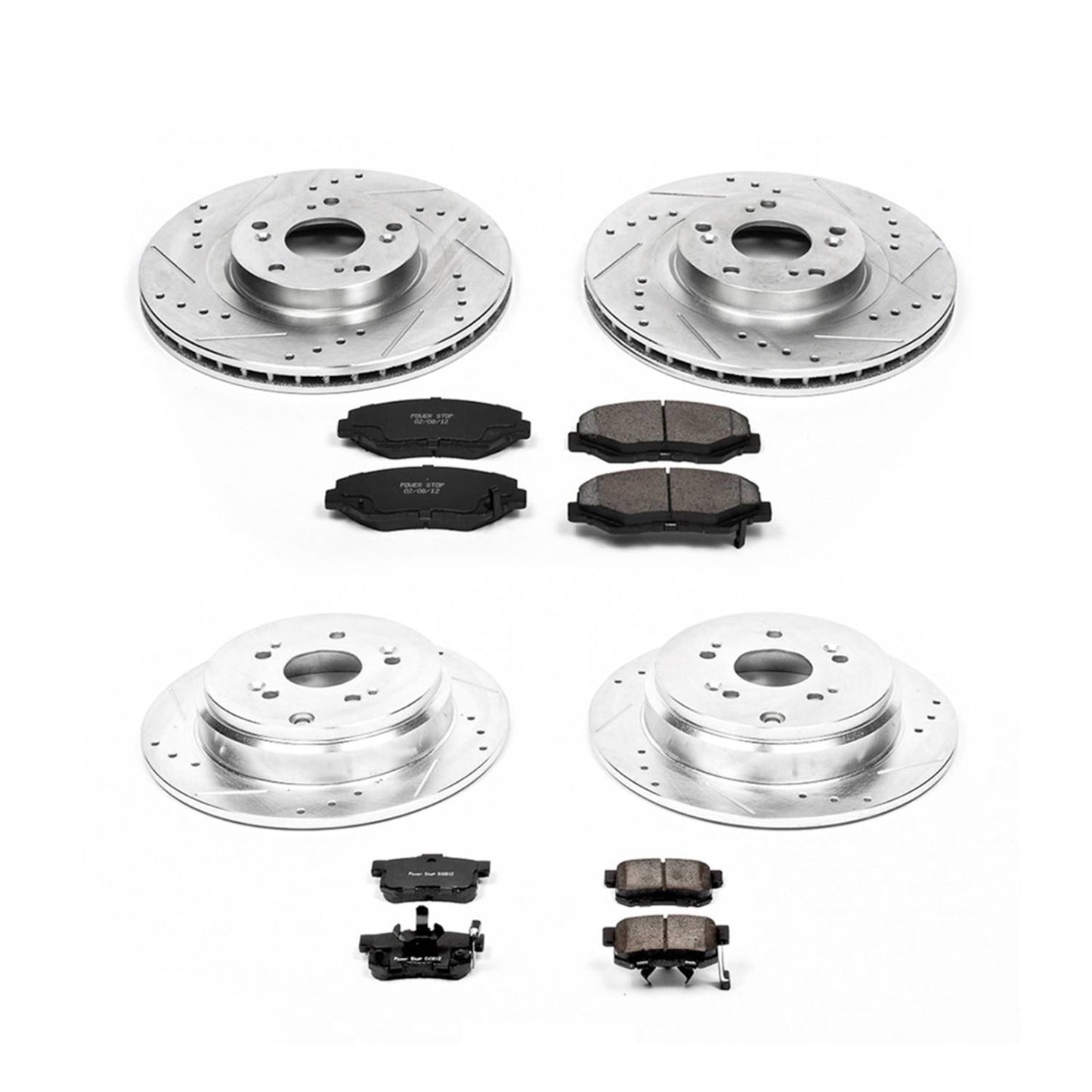PowerStop Power Stop 05-06 Honda CR-V Front & Rear Z23 Evolution Sport Brake Kit K6173