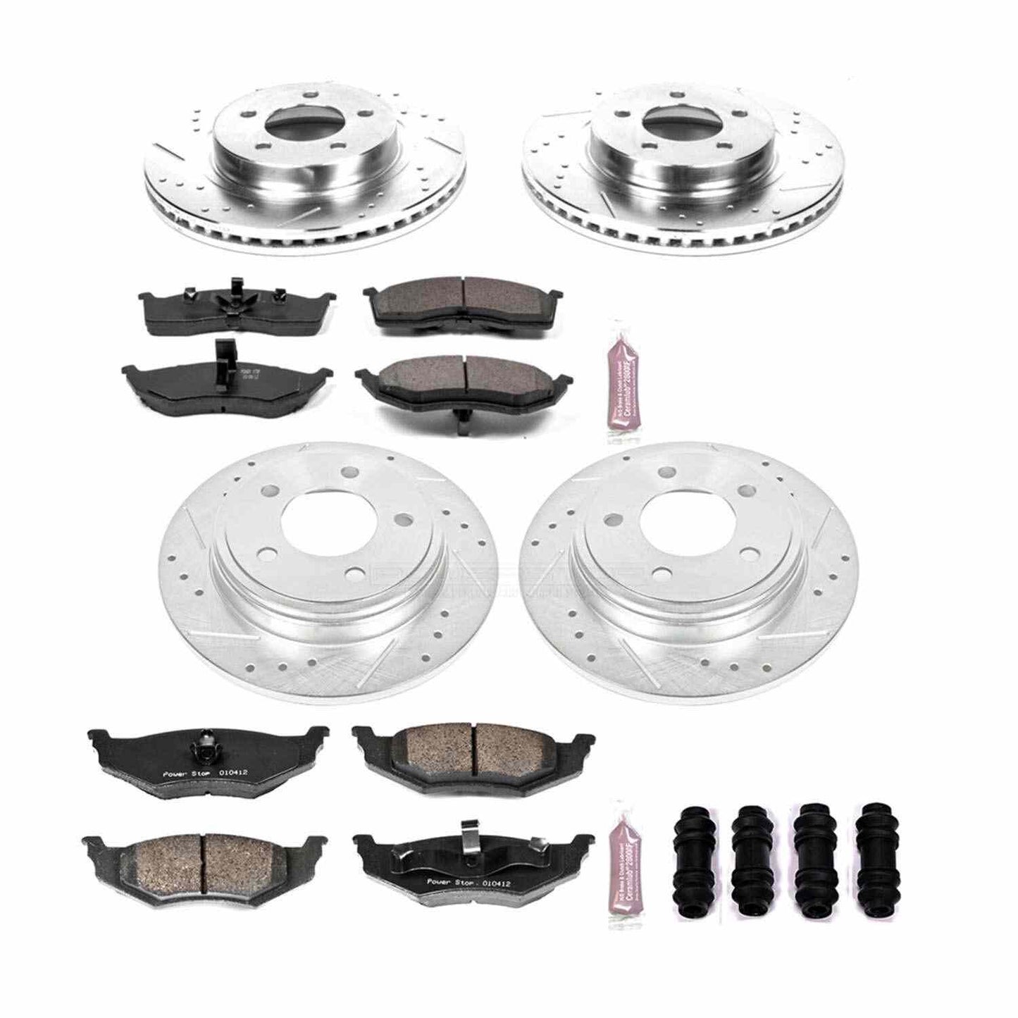 PowerStop Power Stop 98-04 Chrysler Concorde Front & Rear Z23 Evolution Sport Brake Kit K6177