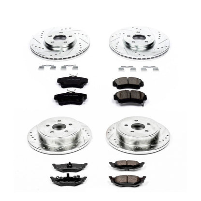 PowerStop Power Stop 2010 Chrysler PT Cruiser Front & Rear Z23 Evolution Sport Brake Kit K6180