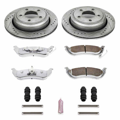 PowerStop Power Stop 10-11 Ford Ranger Rear Z26 Street Warrior Brake Kit K6181-26