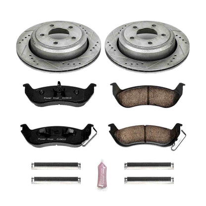 PowerStop Power Stop 10-11 Ford Ranger Rear Z23 Evolution Sport Brake Kit K6181