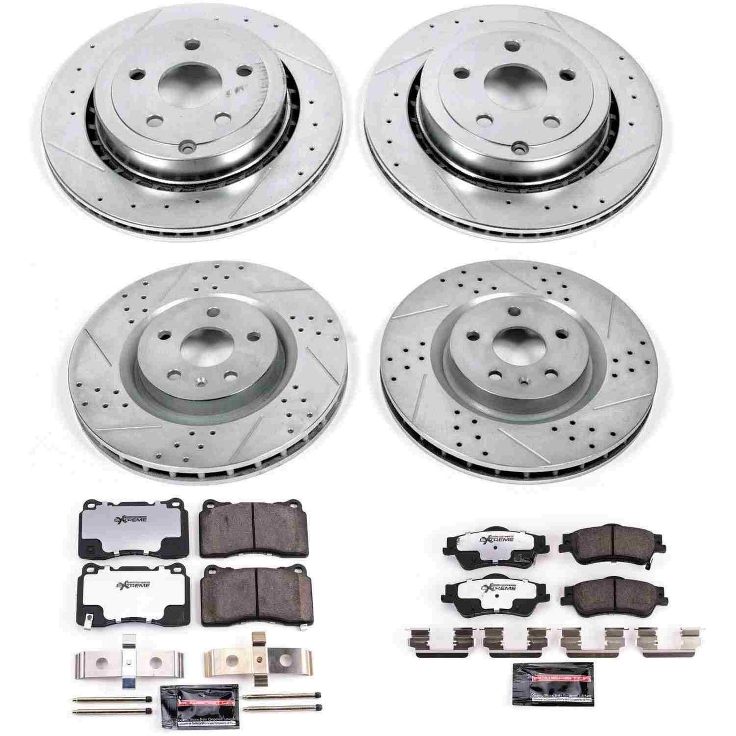 PowerStop Power Stop 2009 Pontiac G8 Front & Rear Z26 Street Warrior Brake Kit K6187-26