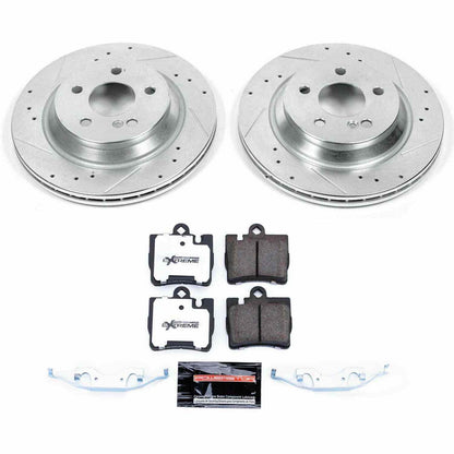 PowerStop Power Stop 00-03 Mercedes-Benz CL500 Rear Z26 Street Warrior Brake Kit K6201-26