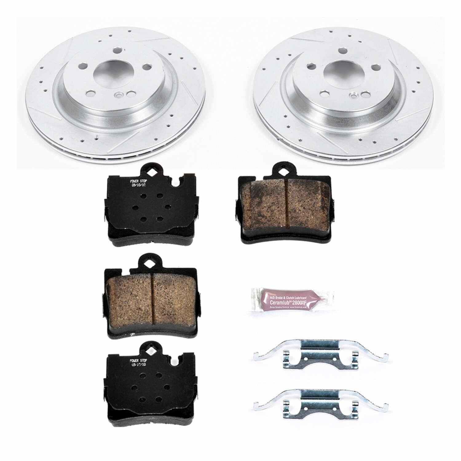 PowerStop Power Stop 00-03 Mercedes-Benz CL500 Rear Z23 Evolution Sport Brake Kit K6201
