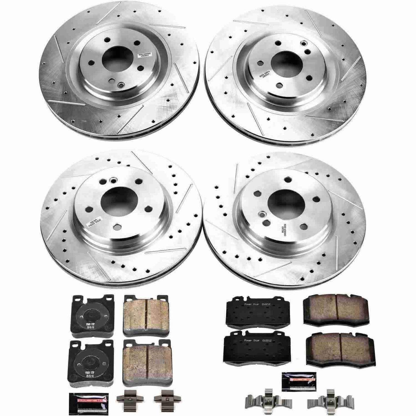 PowerStop Power Stop 02-04 Mercedes-Benz C32 AMG Front & Rear Z23 Evolution Sport Brake Kit K6204