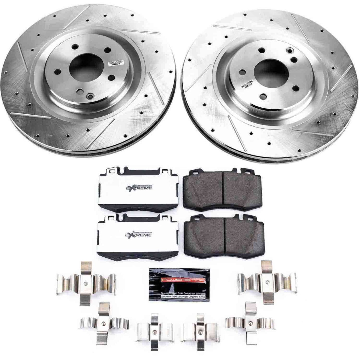PowerStop Power Stop 02-04 Mercedes-Benz C32 AMG Front Z26 Street Warrior Brake Kit K6205-26