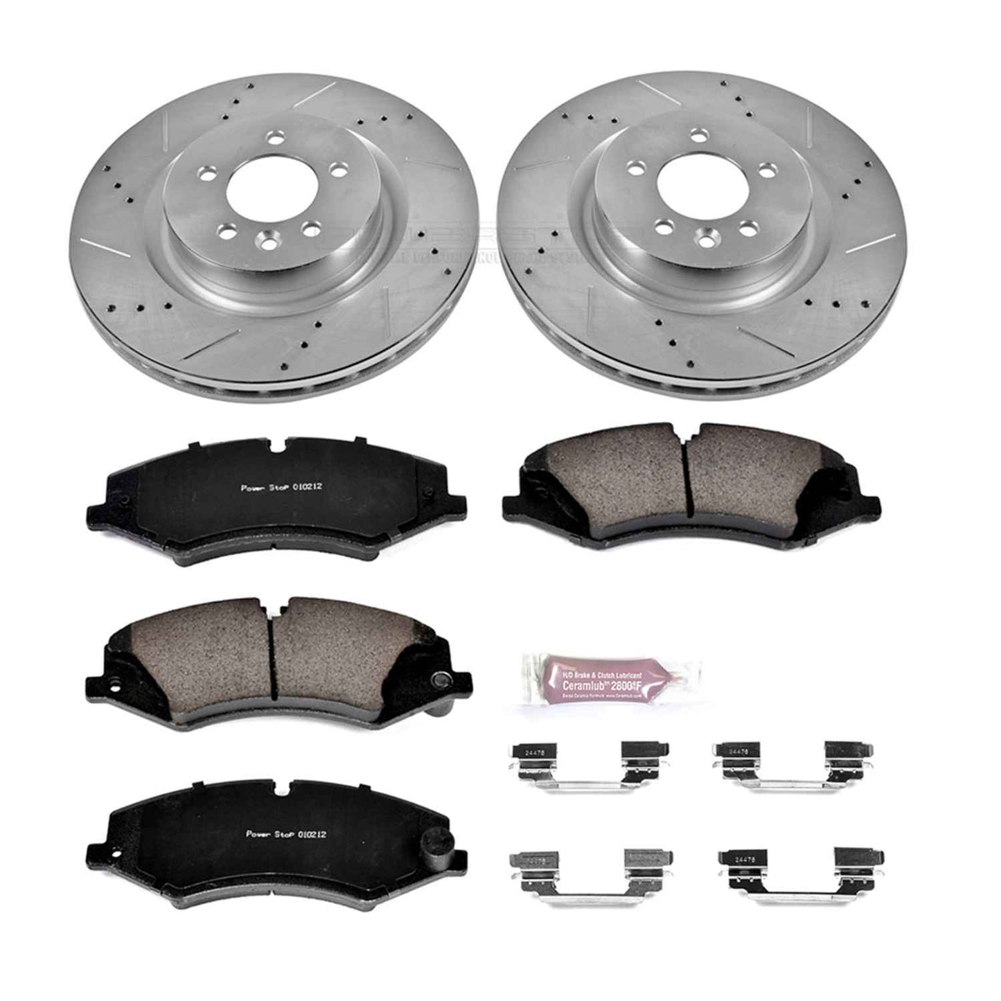PowerStop Power Stop 10-13 Land Rover Range Rover Sport Front Z23 Evolution Sport Brake Kit K6228