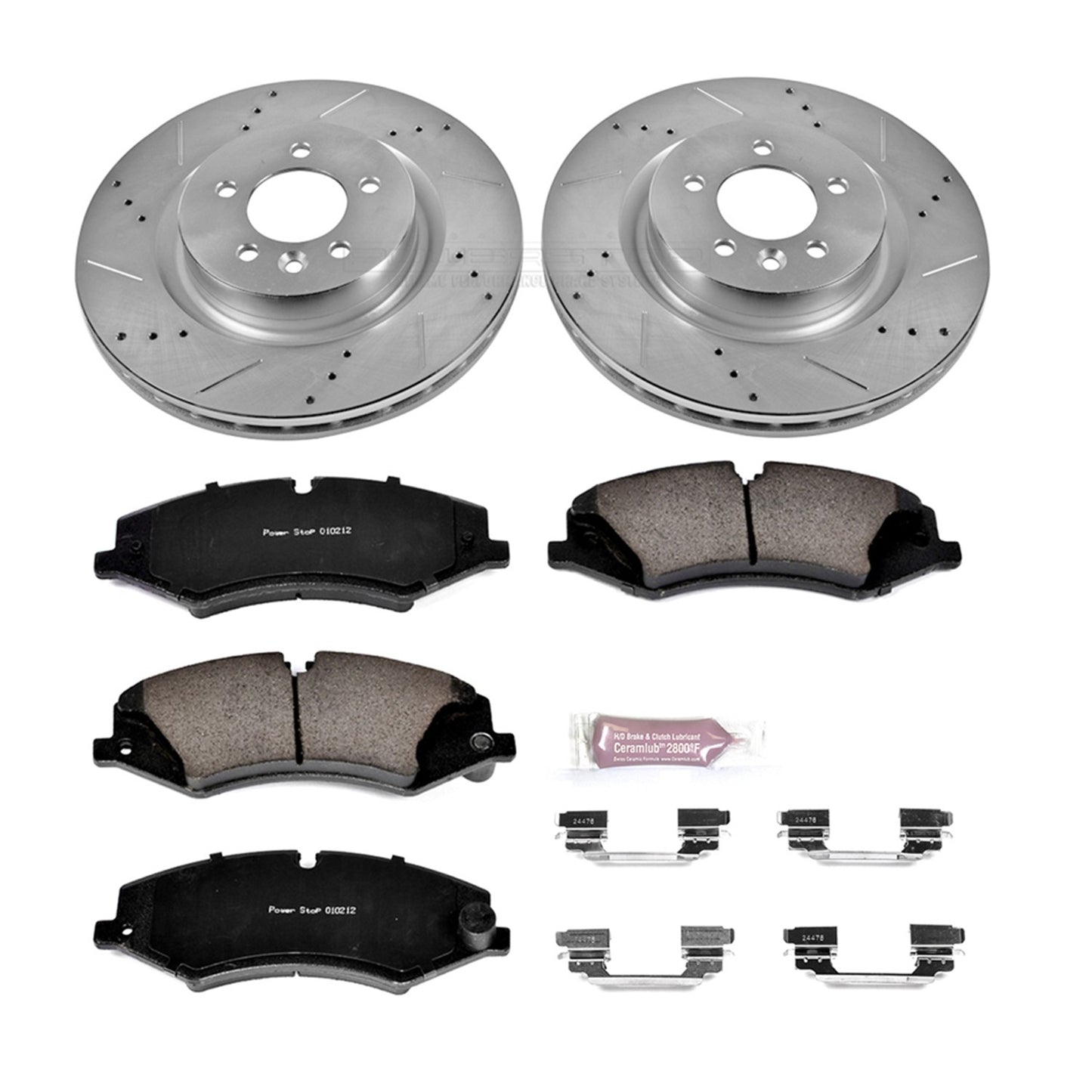 PowerStop Power Stop 10-13 Land Rover Range Rover Sport Front Z23 Evolution Sport Brake Kit K6228