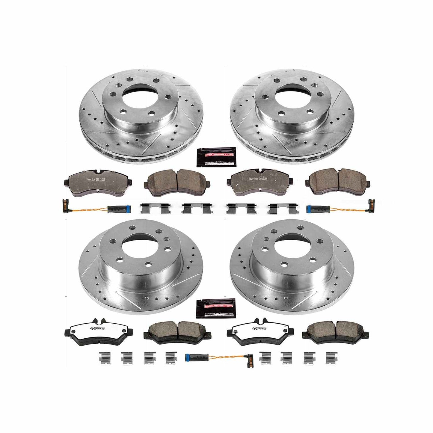 PowerStop Power Stop 07-09 Dodge Sprinter 3500 Front & Rear Z36 Truck & Tow Brake Kit K6233-36