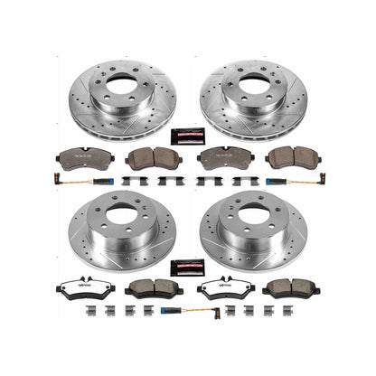 PowerStop Power Stop 07-09 Dodge Sprinter 3500 Front & Rear Z36 Truck & Tow Brake Kit K6233-36