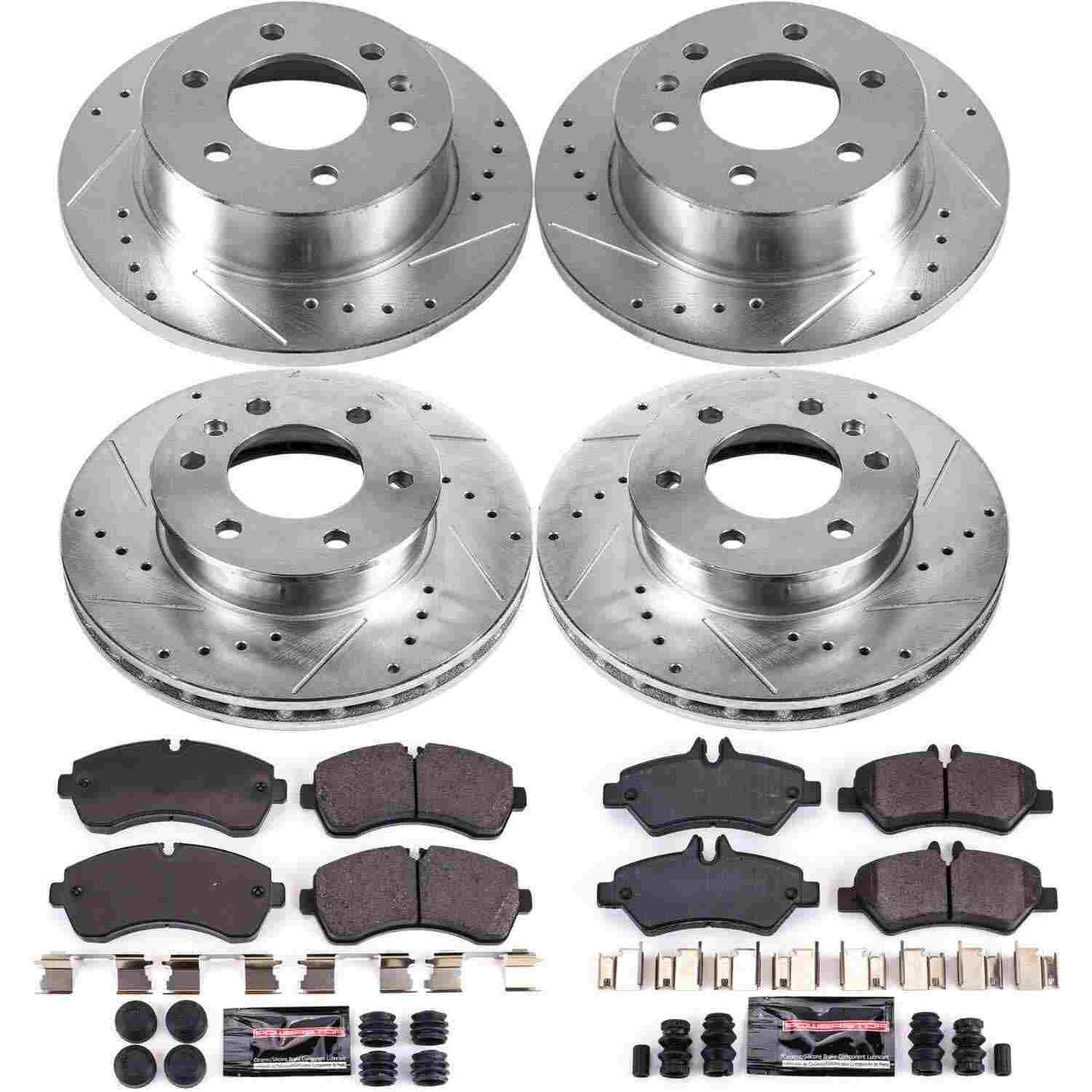 PowerStop Power Stop 07-09 Dodge Sprinter 3500 Front & Rear Z23 Evolution Sport Brake Kit K6233
