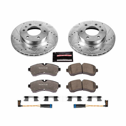 PowerStop Power Stop 07-09 Dodge Sprinter 3500 Front Z36 Truck & Tow Brake Kit K6234-36