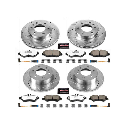 PowerStop Power Stop 07-09 Dodge Sprinter 2500 Front & Rear Z36 Truck & Tow Brake Kit K6235-36