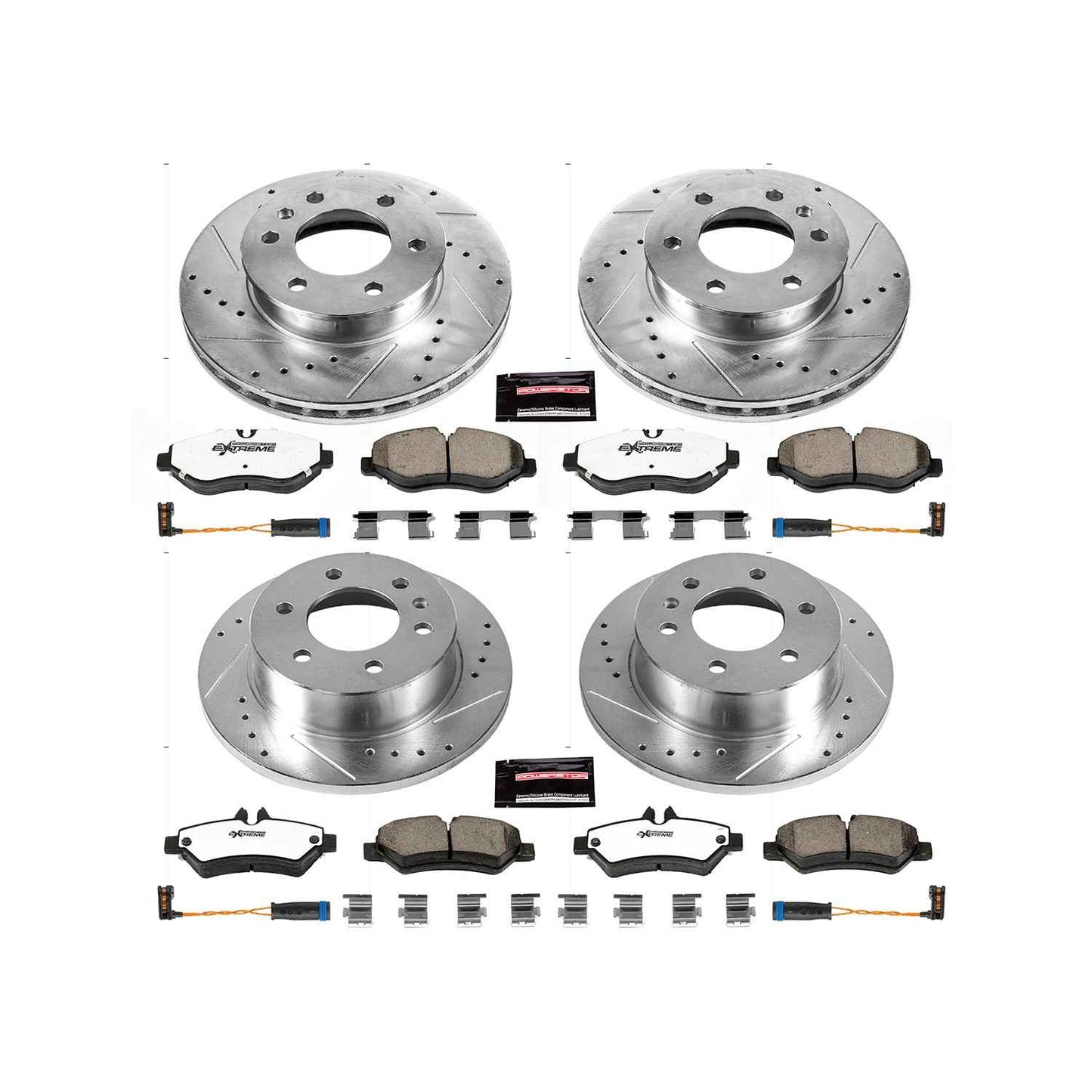 PowerStop Power Stop 07-09 Dodge Sprinter 2500 Front & Rear Z36 Truck & Tow Brake Kit K6235-36