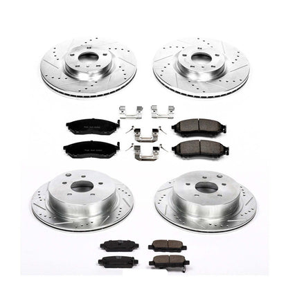 PowerStop Power Stop 12-13 Infiniti M35h Front & Rear Z23 Evolution Sport Brake Kit K6237