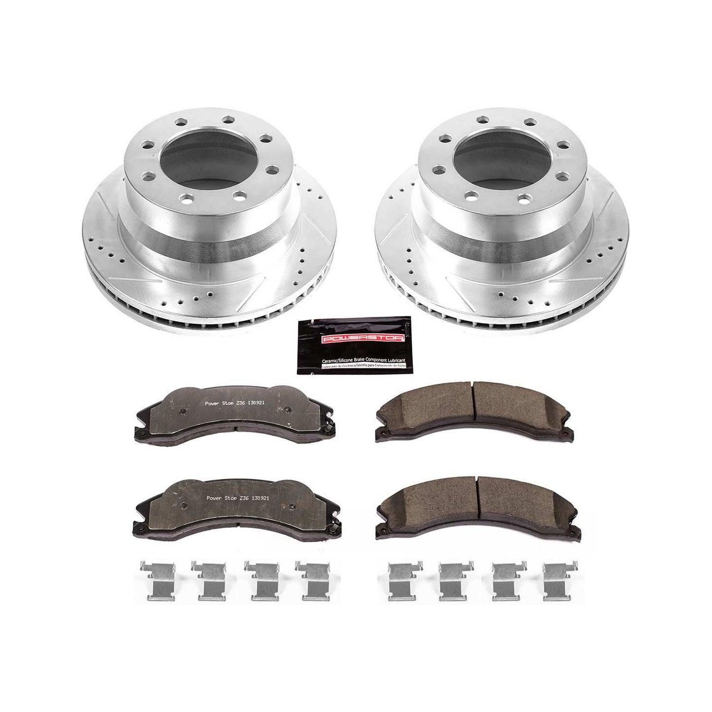 PowerStop Power Stop 09-19 Chevrolet Express 3500 Rear Z36 Truck & Tow Brake Kit K6257-36