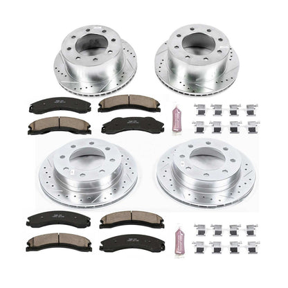 PowerStop Power Stop 12-19 Chevrolet Silverado 3500 HD Front & Rear Z23 Evolution Sport Brake Kit K6260