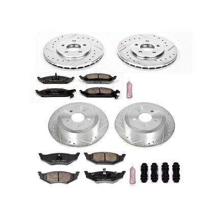 PowerStop Power Stop 95-00 Chrysler Cirrus Front & Rear Z23 Evolution Sport Brake Kit K6264