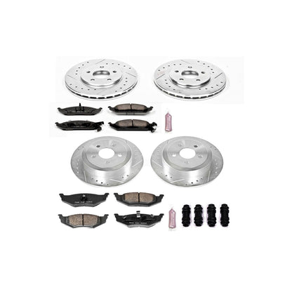 PowerStop Power Stop 95-00 Chrysler Cirrus Front & Rear Z23 Evolution Sport Brake Kit K6265