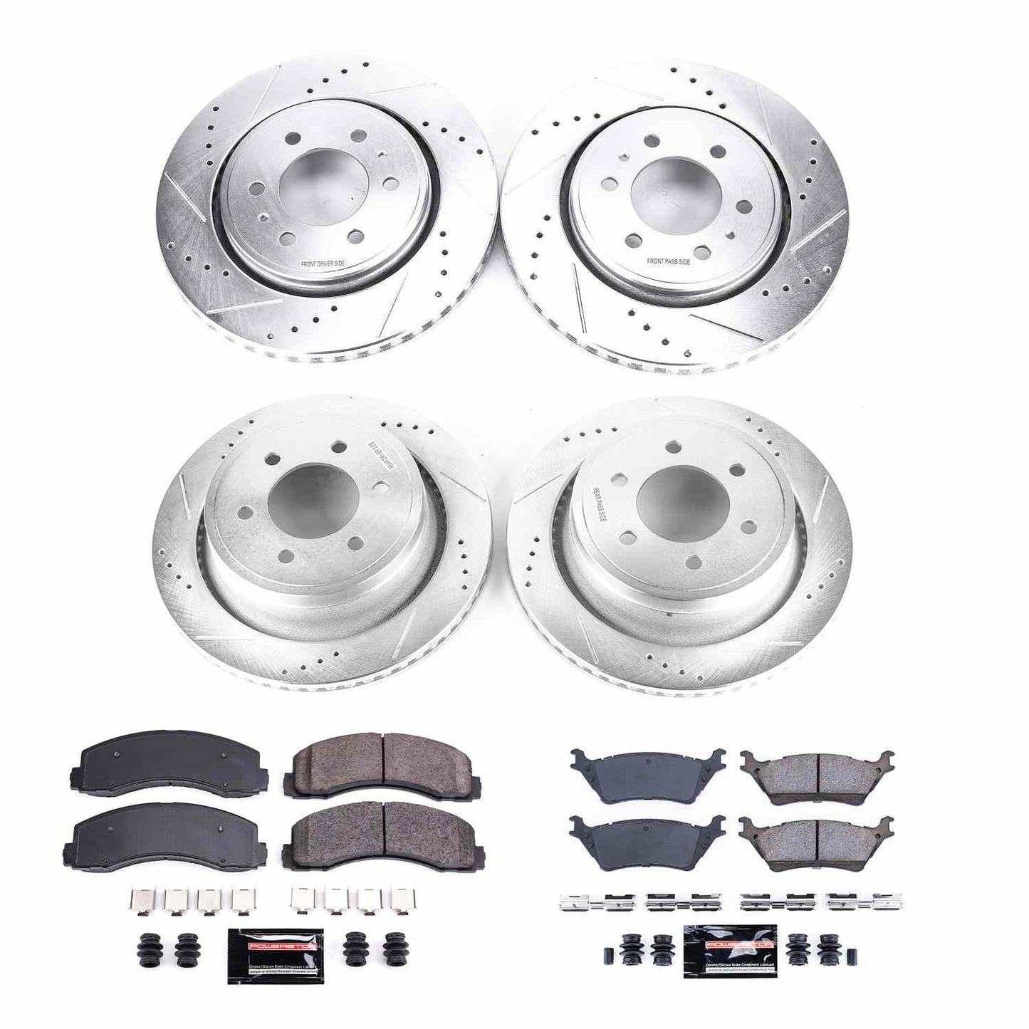 PowerStop Power Stop 12-18 Ford F-150 Front & Rear Z23 Evolution Sport Brake Kit K6268