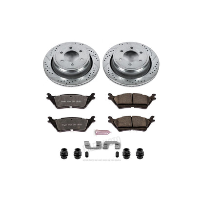 PowerStop Power Stop 12-18 Ford F-150 Rear Z36 Truck & Tow Brake Kit K6271-36