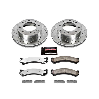PowerStop Power Stop 09-19 Chevrolet Express 3500 Front & Rear Z36 Truck & Tow Brake Kit K6274-36