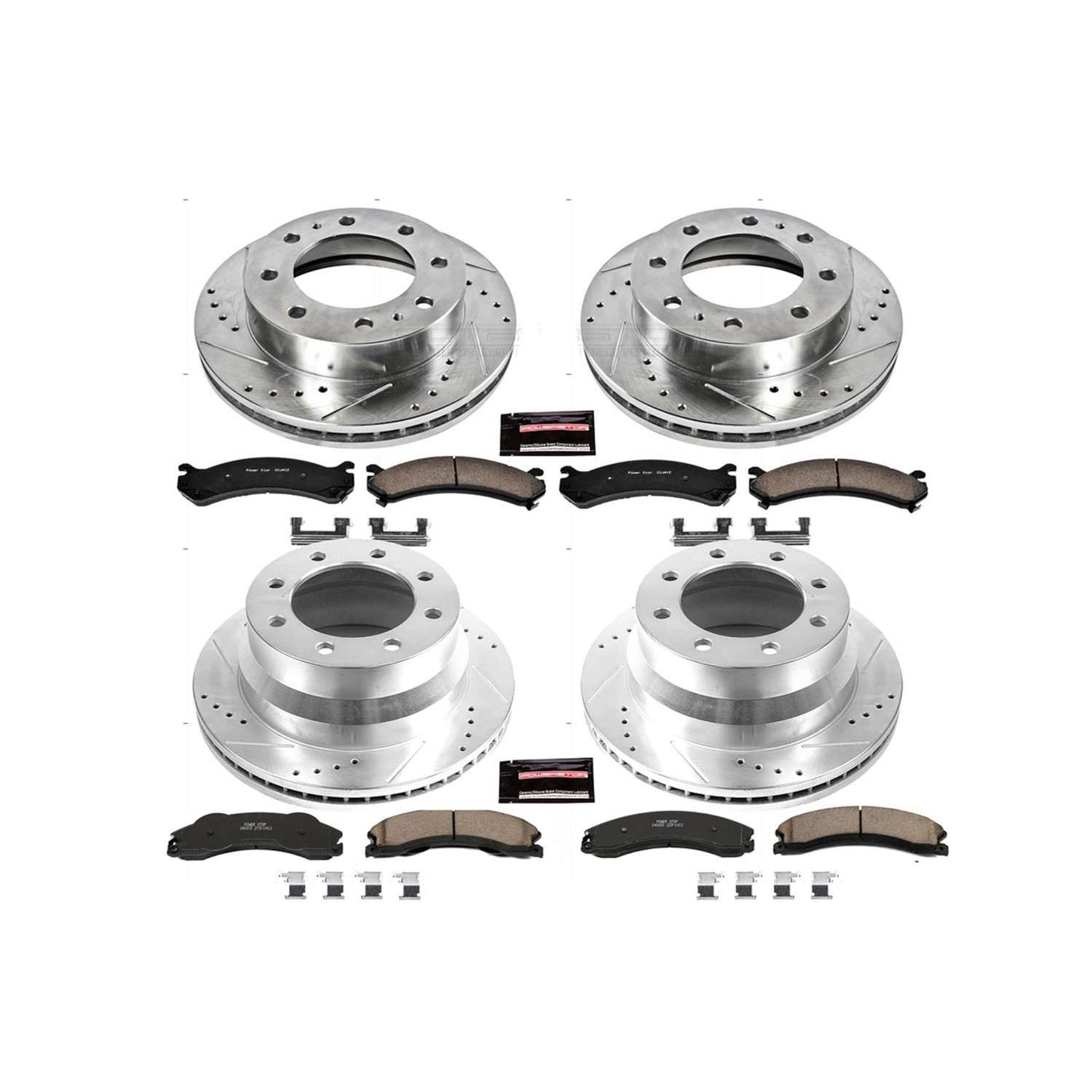 PowerStop Power Stop 09-19 Chevrolet Express 3500 Front & Rear Z23 Evolution Sport Brake Kit K6274