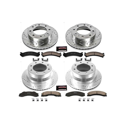 PowerStop Power Stop 09-19 Chevrolet Express 3500 Front & Rear Z23 Evolution Sport Brake Kit K6274