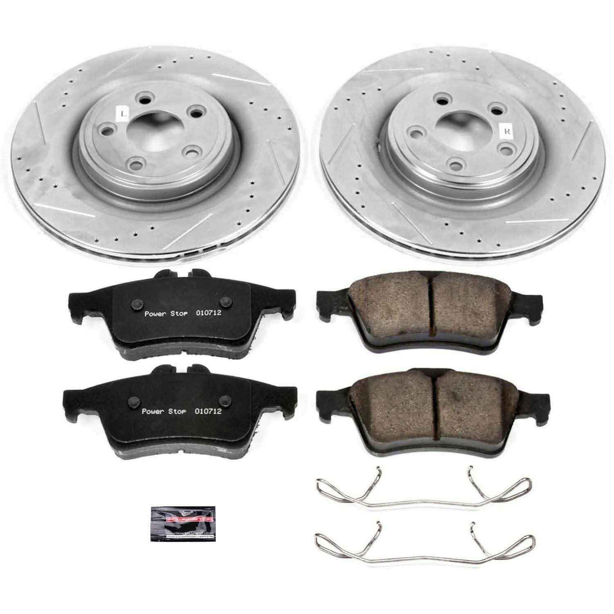 PowerStop Power Stop 10-15 Jaguar XF Rear Z23 Evolution Sport Brake Kit K6279