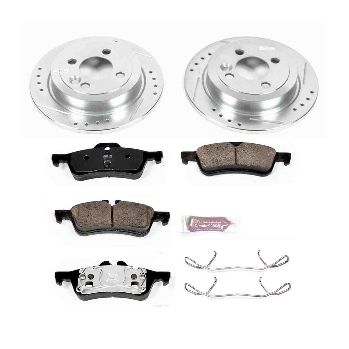 PowerStop Power Stop 07-08 Mini Cooper Rear Z23 Evolution Sport Brake Kit K6280