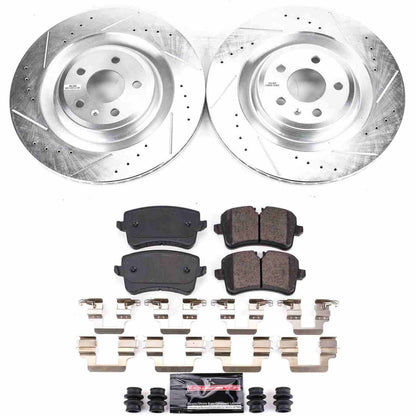 PowerStop Power Stop 16-18 Audi A7 Quattro Rear Z23 Evolution Sport Brake Kit K6287