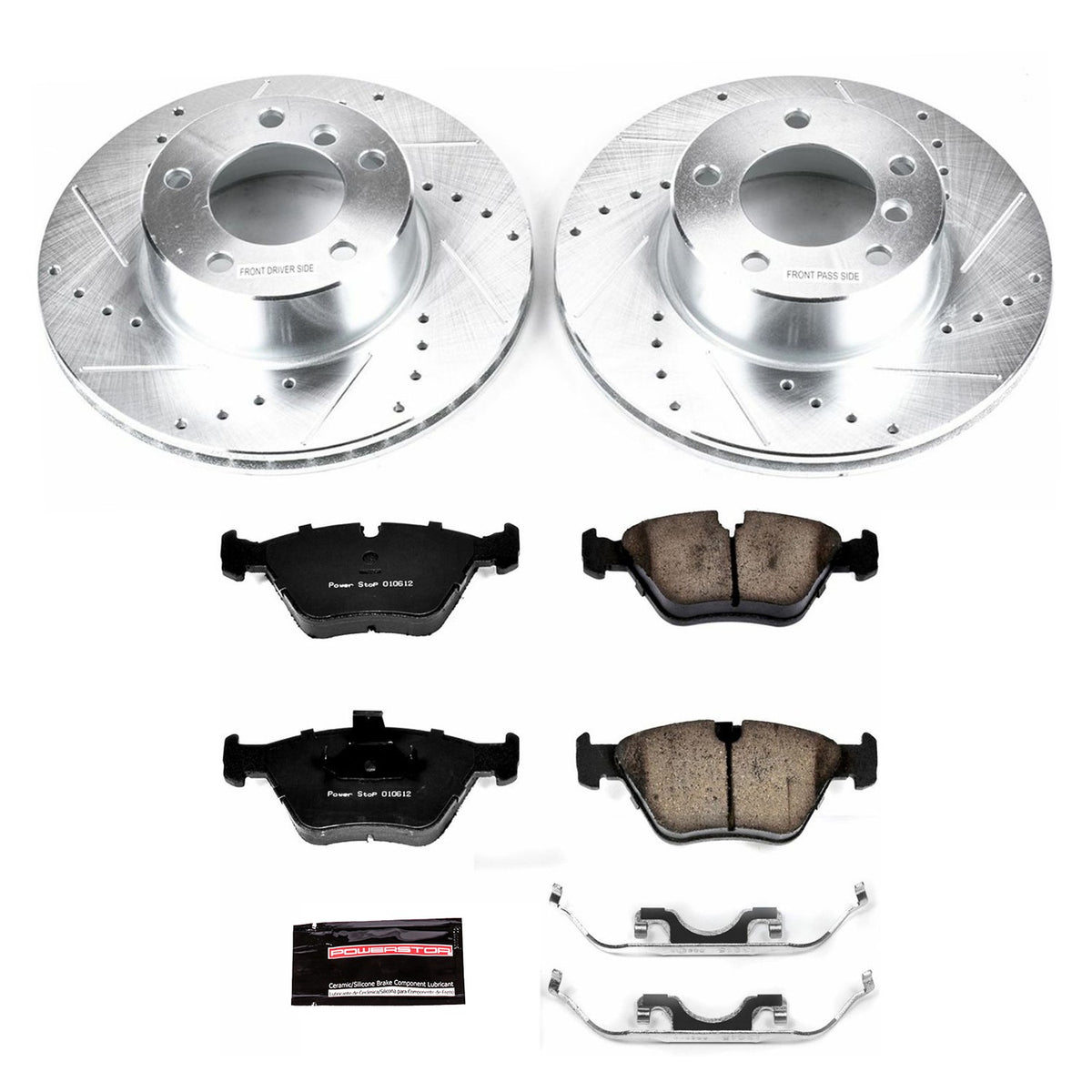 PowerStop Power Stop 01-03 BMW 525i Front Z23 Evolution Sport Brake Kit K628