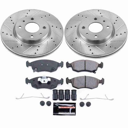 PowerStop Power Stop 12-18 Fiat 500 Front Z23 Evolution Sport Brake Kit K6290