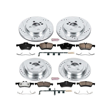 PowerStop Power Stop 07-10 Mini Cooper Front & Rear Z23 Evolution Sport Brake Kit K6298