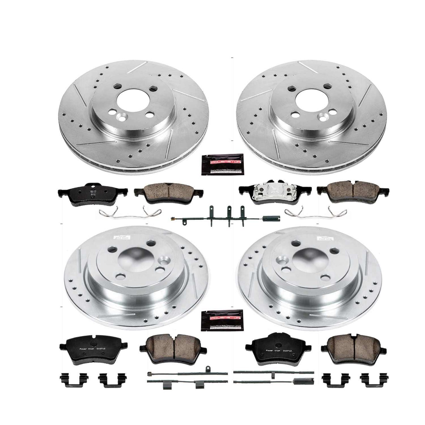 PowerStop Power Stop 07-08 Mini Cooper Front & Rear Z23 Evolution Sport Brake Kit K6299