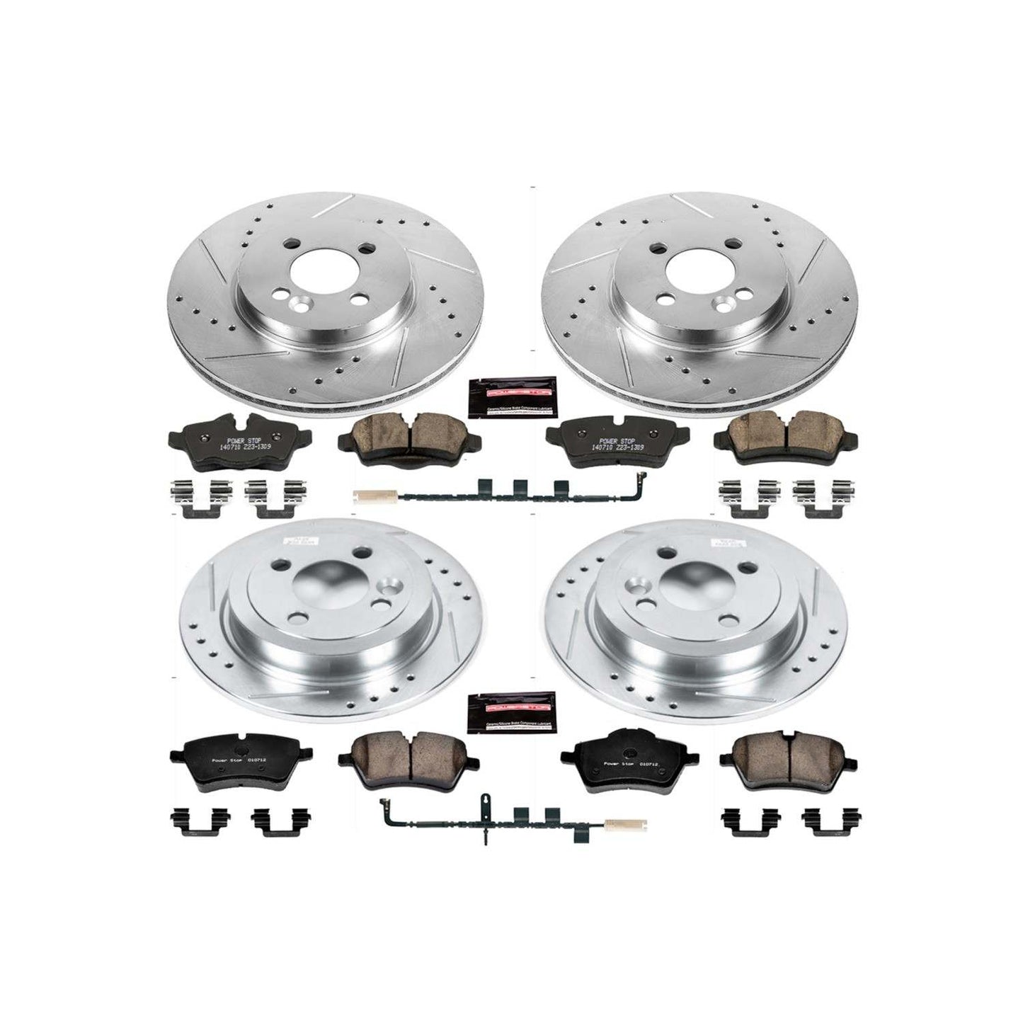 PowerStop Power Stop 07-10 Mini Cooper Front & Rear Z23 Evolution Sport Brake Kit K6301