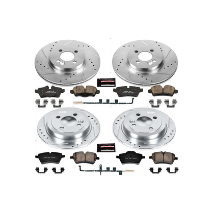 PowerStop Power Stop 07-10 Mini Cooper Front & Rear Z23 Evolution Sport Brake Kit K6301