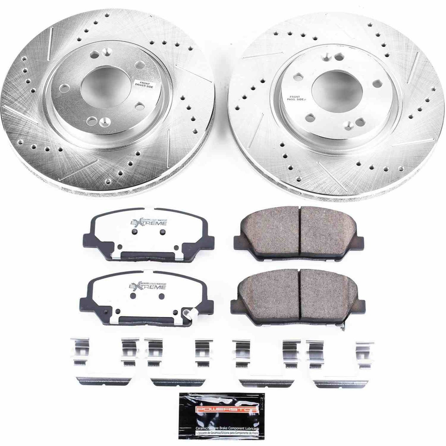 PowerStop Power Stop 13-15 Hyundai Veloster Front Z26 Street Warrior Brake Kit K6306-26