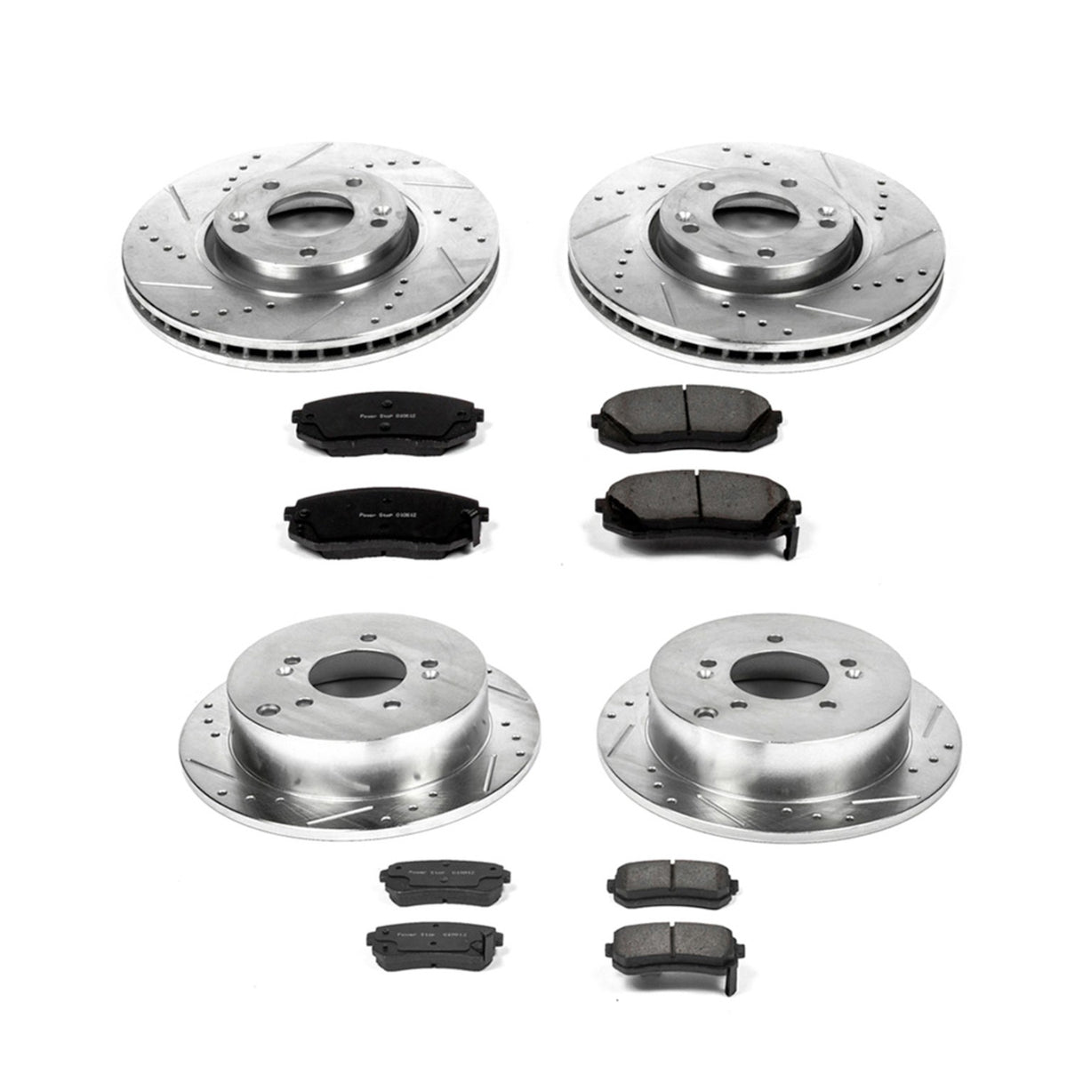 PowerStop Power Stop 10-15 Hyundai Tucson Front & Rear Z23 Evolution Sport Brake Kit K6307
