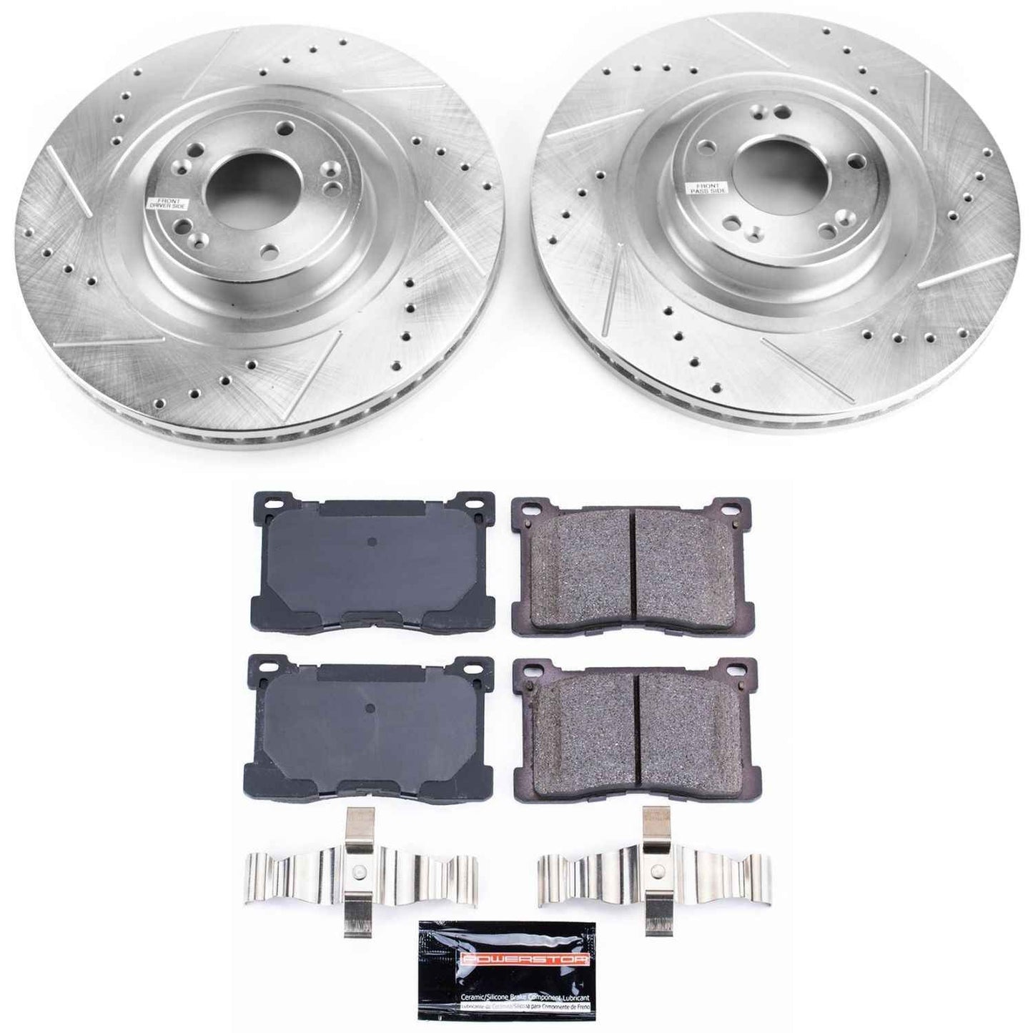 PowerStop Power Stop 12-16 Hyundai Equus Front Z23 Evolution Sport Brake Kit K6313