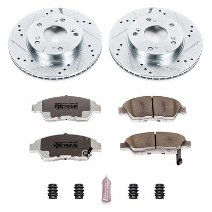PowerStop Power Stop 13-15 Acura ILX Front Z26 Street Warrior Brake Kit K6317-26
