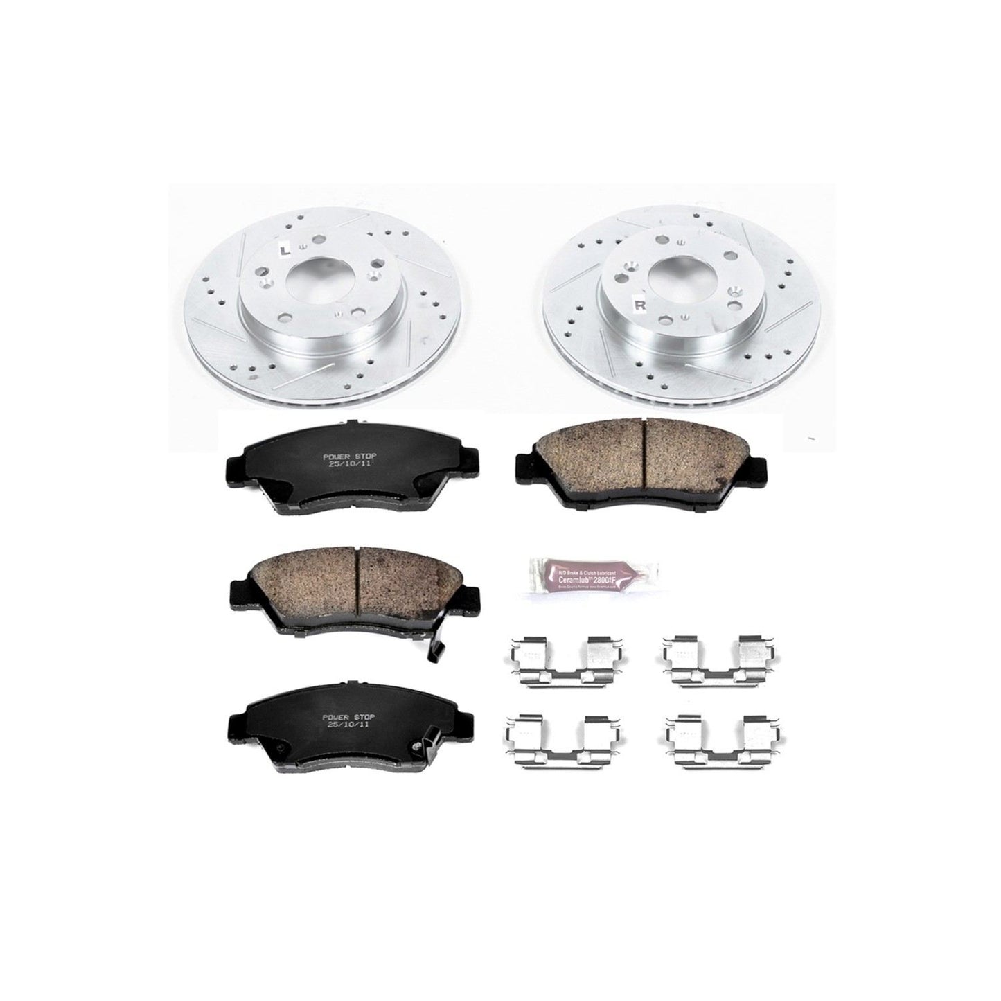 PowerStop Power Stop 13-15 Acura ILX Front Z23 Evolution Sport Brake Kit K6317