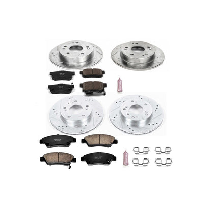 PowerStop Power Stop 13-15 Acura ILX Front & Rear Z23 Evolution Sport Brake Kit K6318