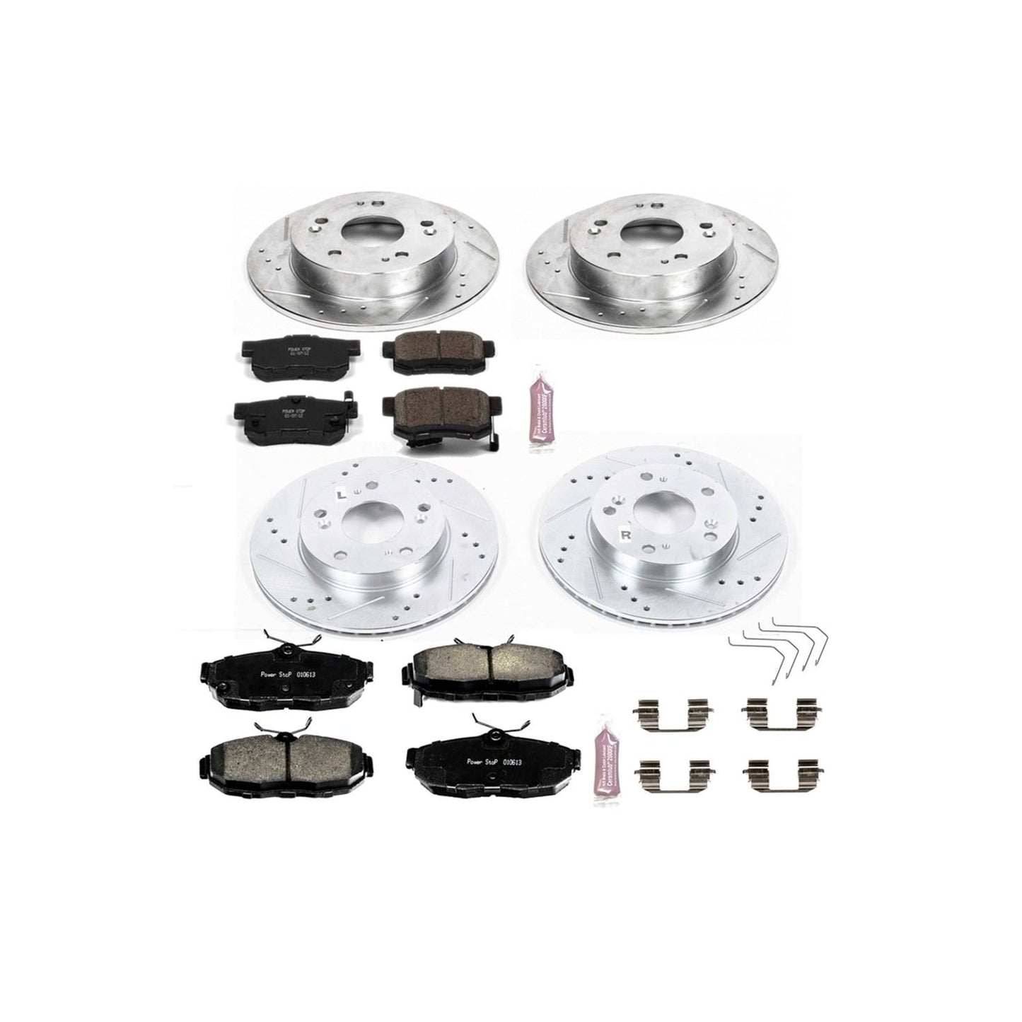 PowerStop Power Stop 2012 Honda Civic Front & Rear Z23 Evolution Sport Brake Kit K6320